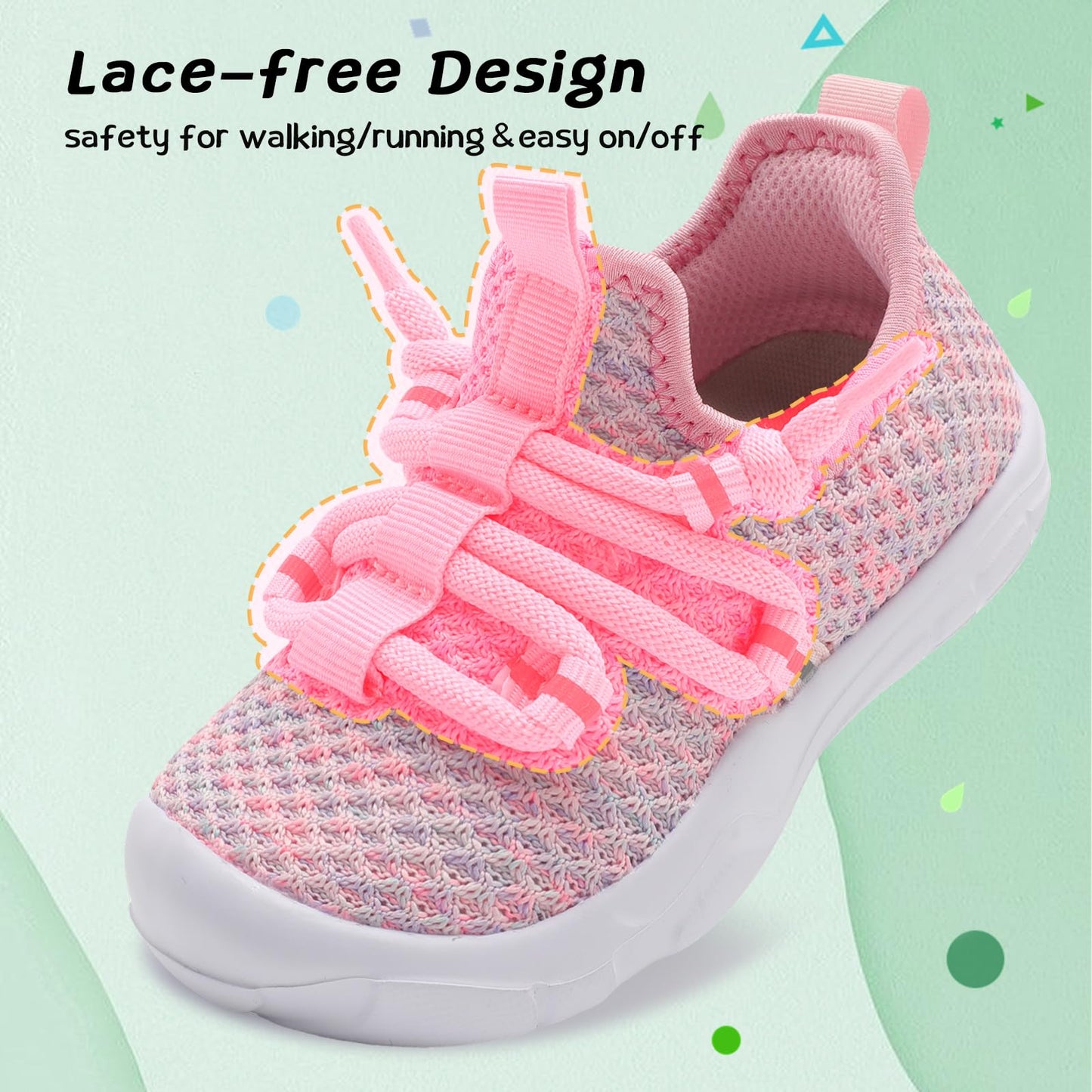 Toddler Shoes Boys Girls Barefoot Shoes Kids Breathable Walking Running Shoe