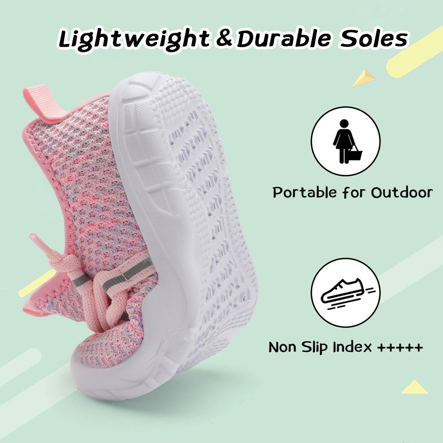 Toddler Shoes Boys Girls Barefoot Shoes Kids Breathable Walking Running Shoe