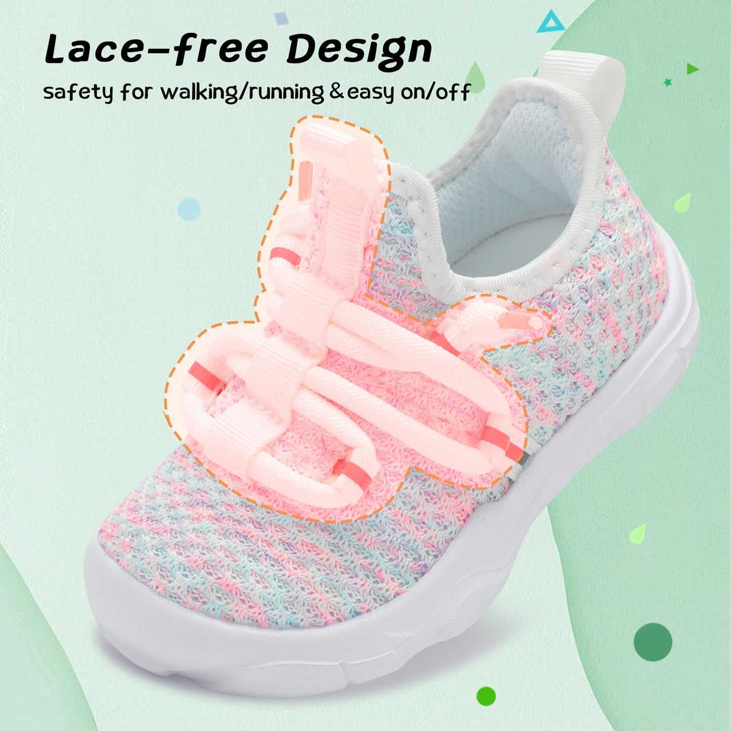 Toddler Shoes Boys Girls Barefoot Shoes Kids Breathable Walking Running Shoe