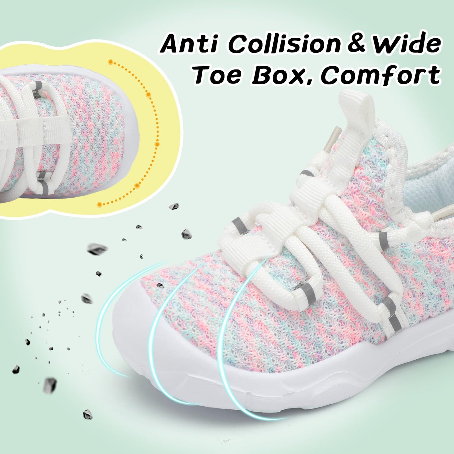 Toddler Shoes Boys Girls Barefoot Shoes Kids Breathable Walking Running Shoe