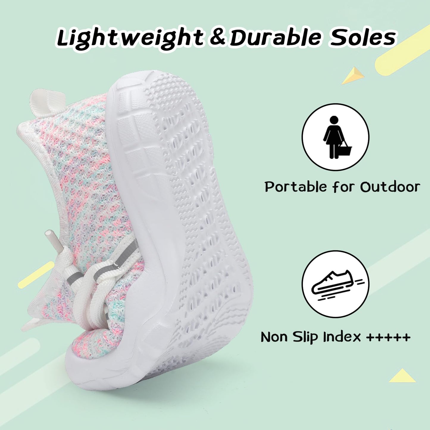 Toddler Shoes Boys Girls Barefoot Shoes Kids Breathable Walking Running Shoe