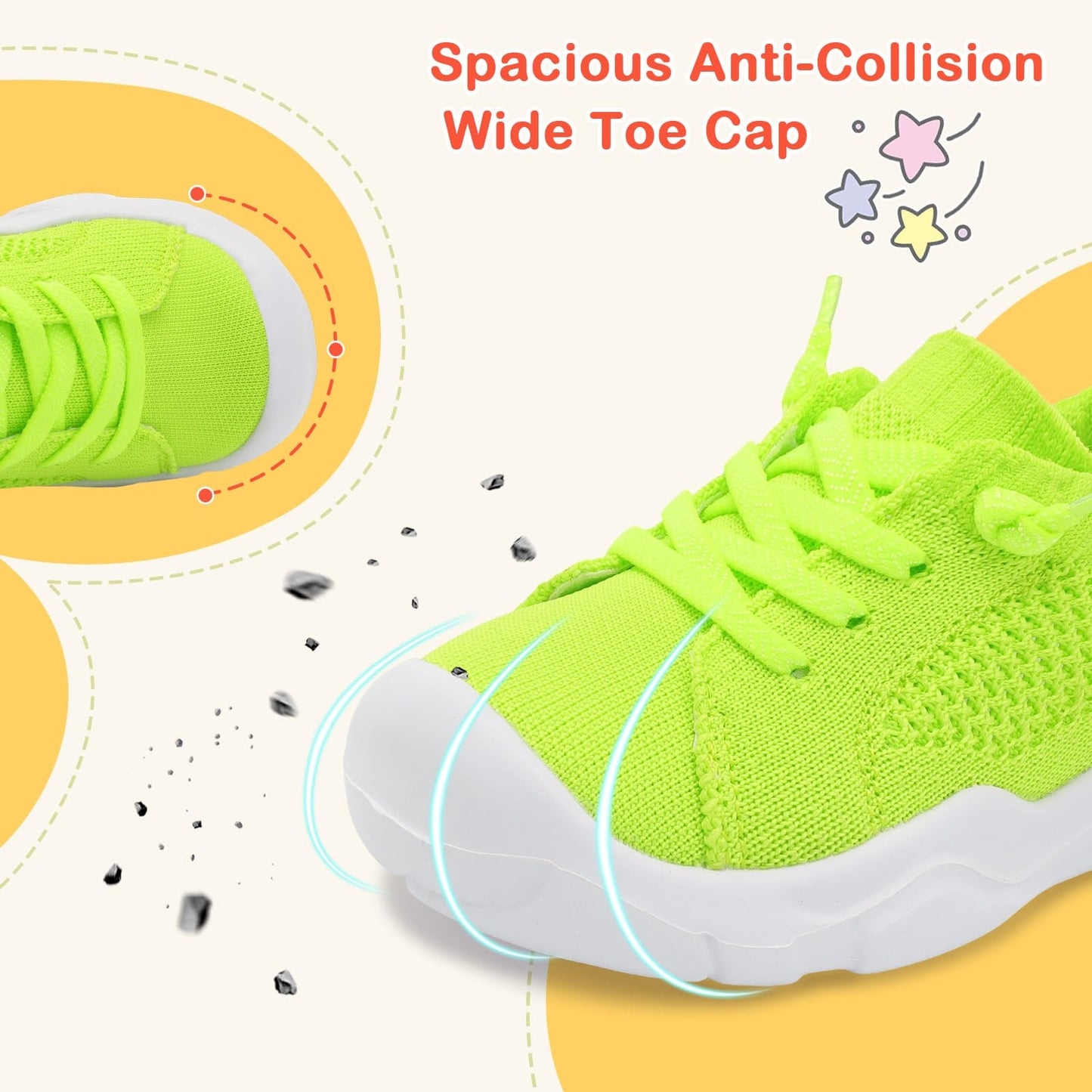 Toddler Shoes Boys Girls Barefoot Shoes Kids Breathable Sneakers