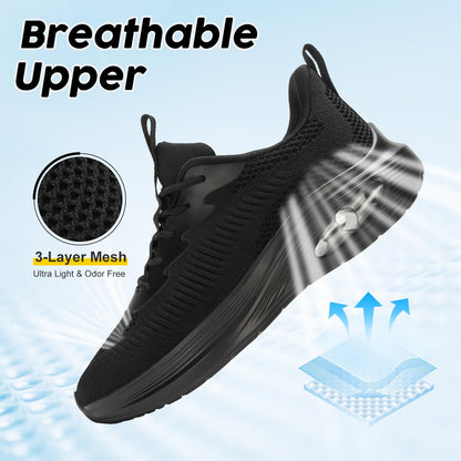 Wide Toe Box Shoes Women Air Cushion Road Running Shoes Extra Wide Width Sneakers