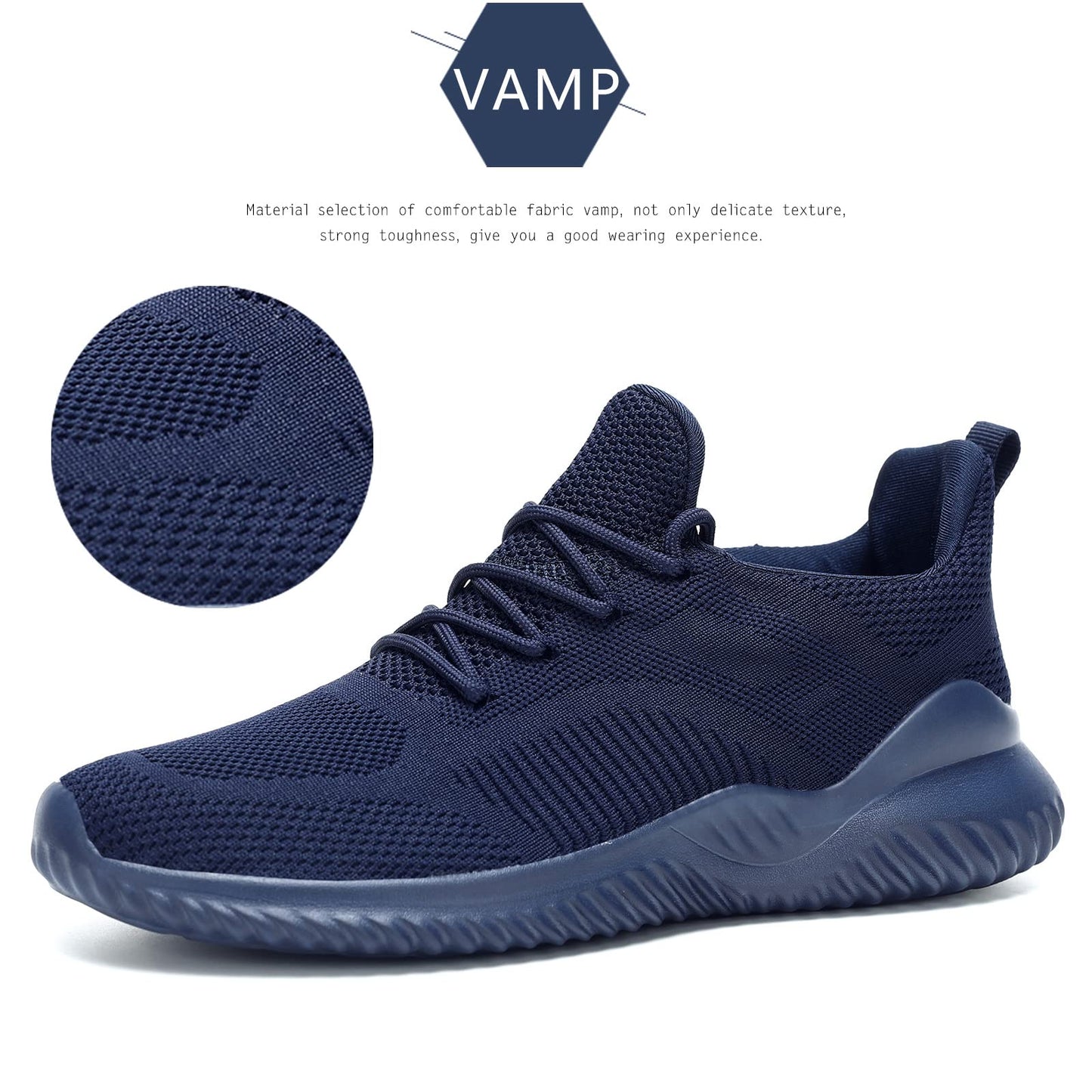 Non Slip Running Shoes Ultra Light Breathable Casual Walking Shoes