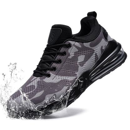 Mens Non Slip Work Shoes Slip On Water Resistant Walking Sneakers