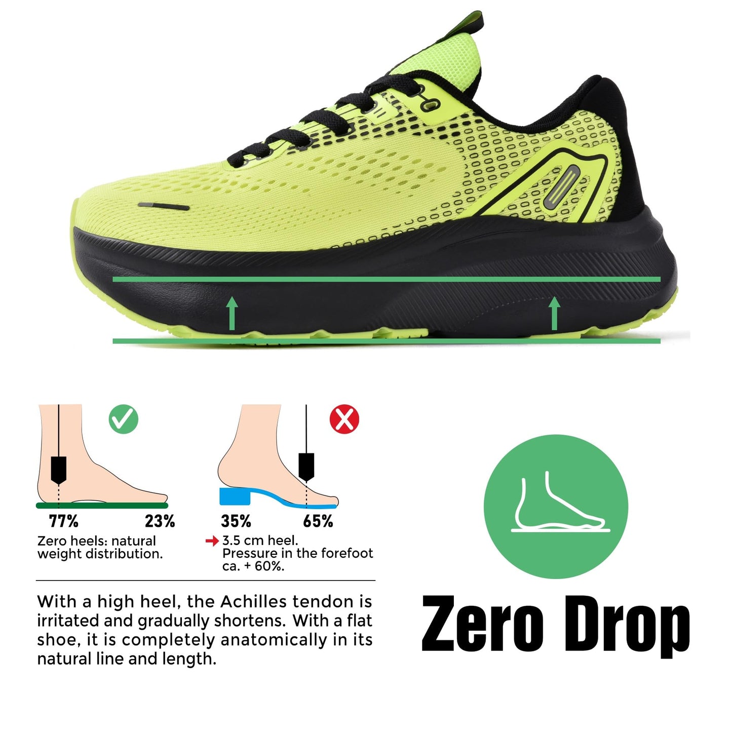 Wide Toe Box Shoes for Men Arch Support Shoes