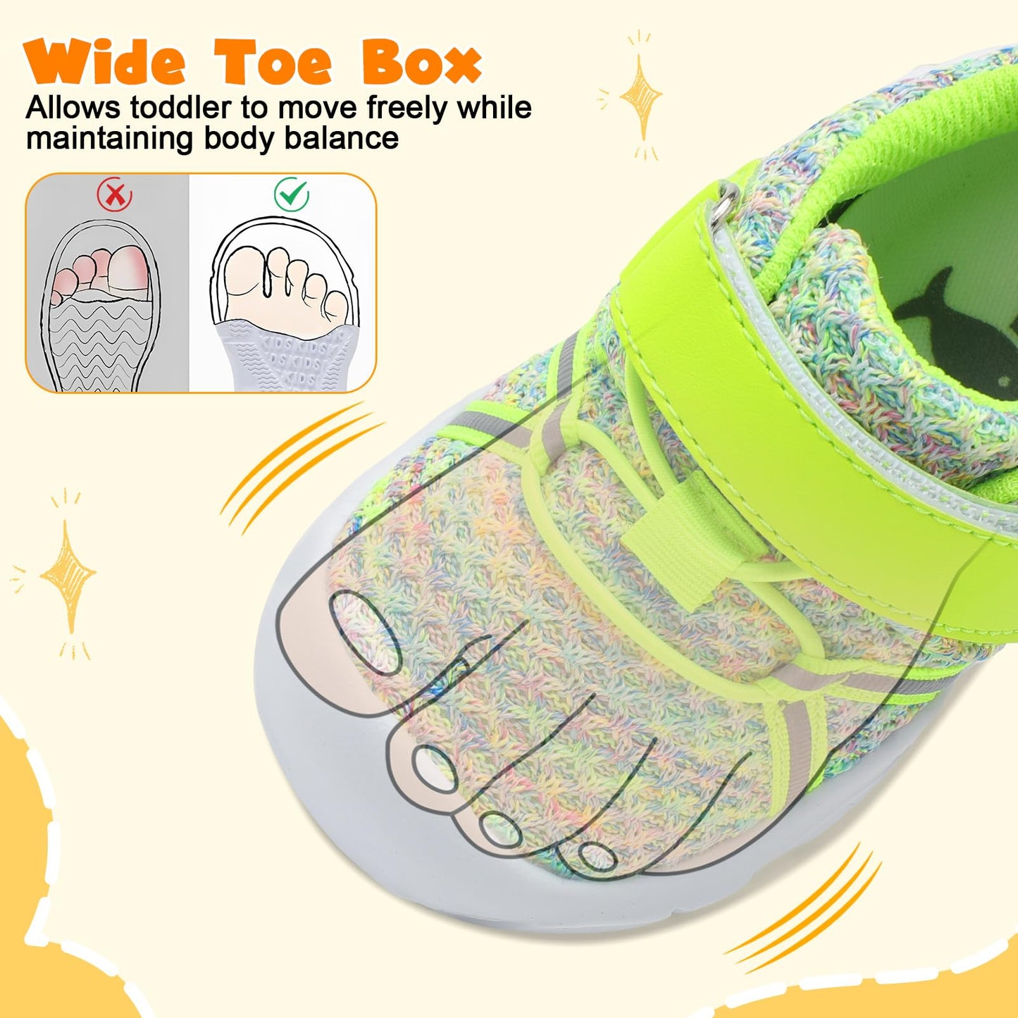 Toddler Sneakers Wide Toddler Shoes Boys Girls Tennis Shoes