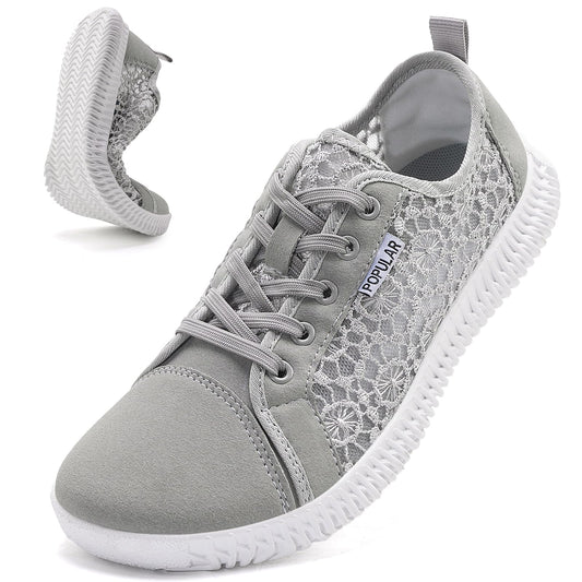 Wide Toe Box Shoes Zero Drop Non Slip Extra Wide Width Fashion Sneakers Ultra Light Breathable Walking Shoes Casual Sneakers for Travel Work Trainers