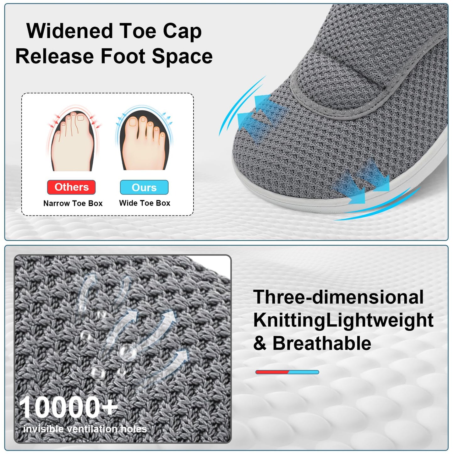 Womens Walking Shoes Comfortable Wide Diabetic Shoes