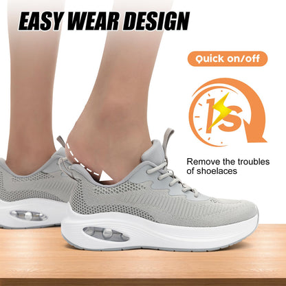 Wide Toe Box Shoes Women Air Cushion Road Running Shoes Extra Wide Width Sneakers