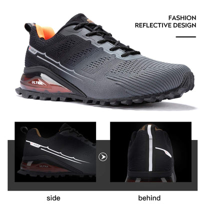 Men's Trail Running Shoes Fashion Walking Hiking Sneakers for Men Tennis