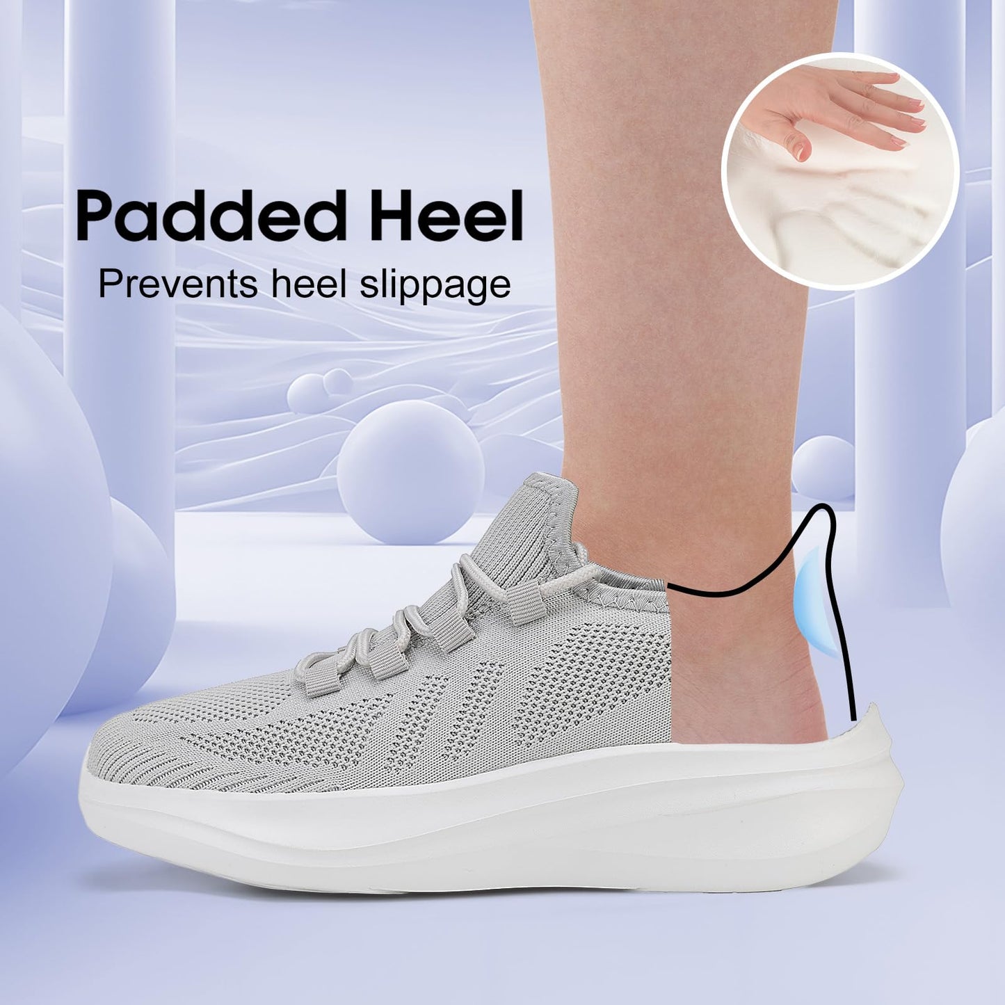 ZOVE Wide Toe Box Shoes Women Extra Wide Width Tennis Sneakers