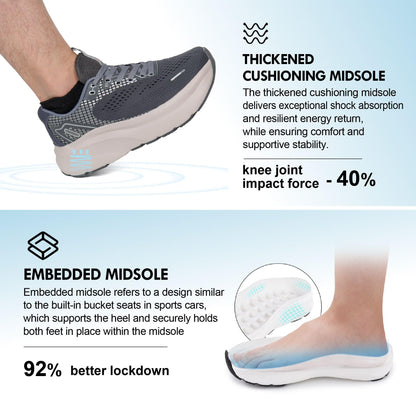 Wide Toe Box Shoes for Men Arch Support Shoes