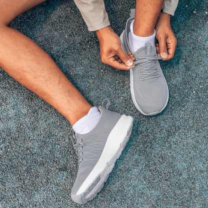 Wide Toe Box Shoes for Men Extra Wide Width Sneakers Non-Slip Ultra Light Wide Tennis Running Shoes