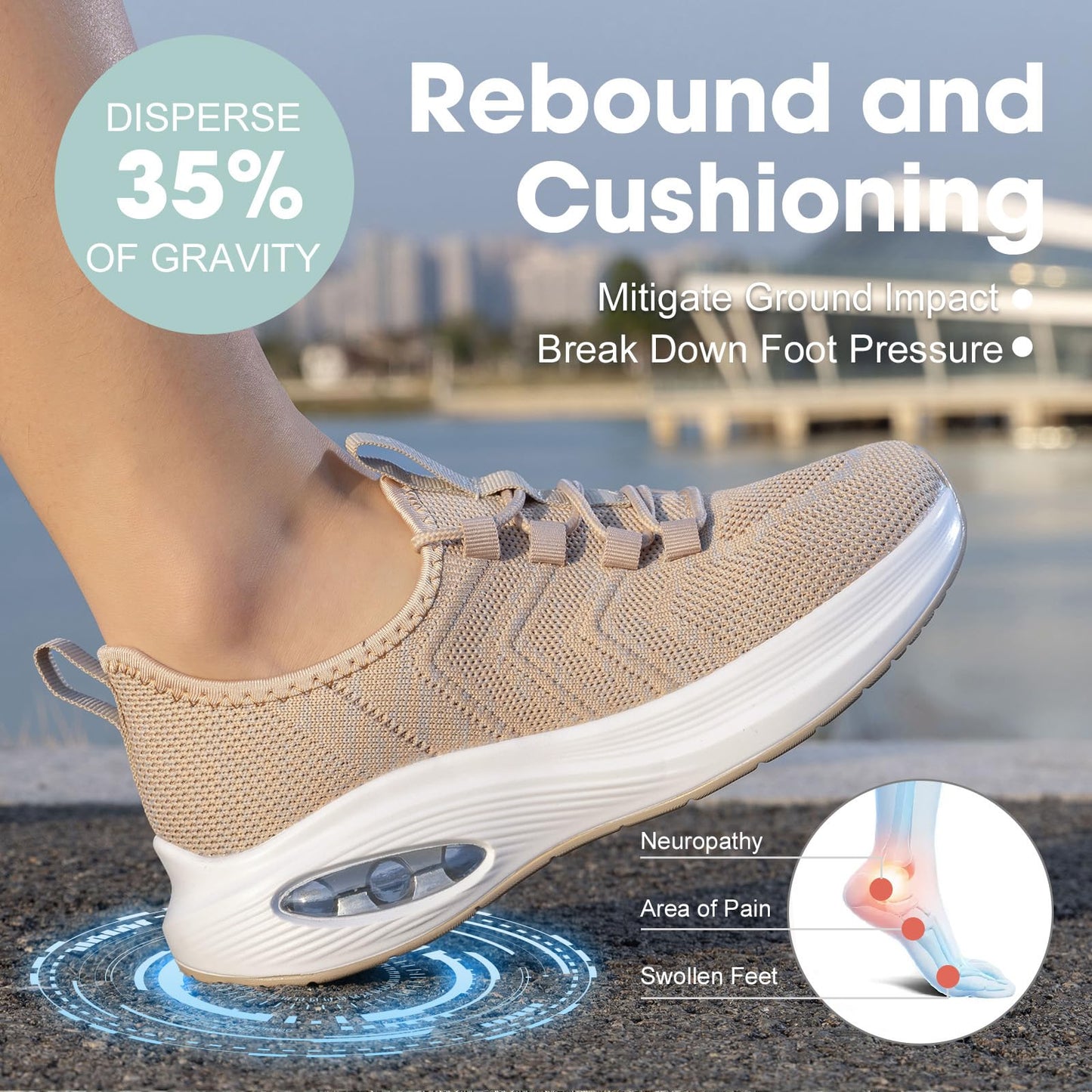 Wide Toe Box Shoes Women Extra Wide Width Sneakers