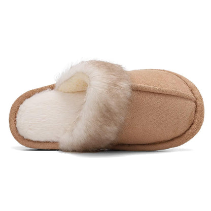 EQW Kids and Toddler Girls Slippers,House Shoes in Winter,Lightweight,Fluffy,Inddor Warmers
