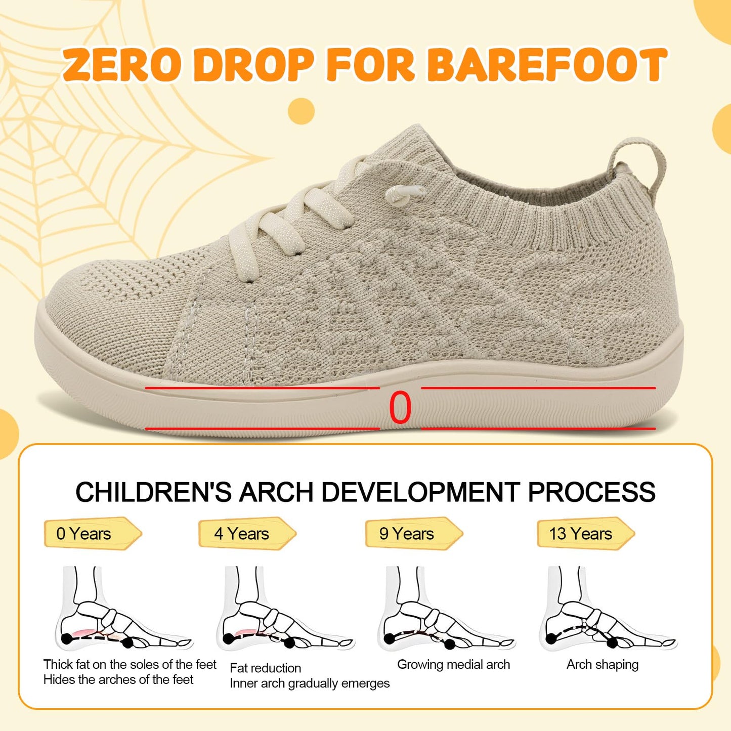 Toddler Shoes Girls Boys Wide Barefoot Shoes