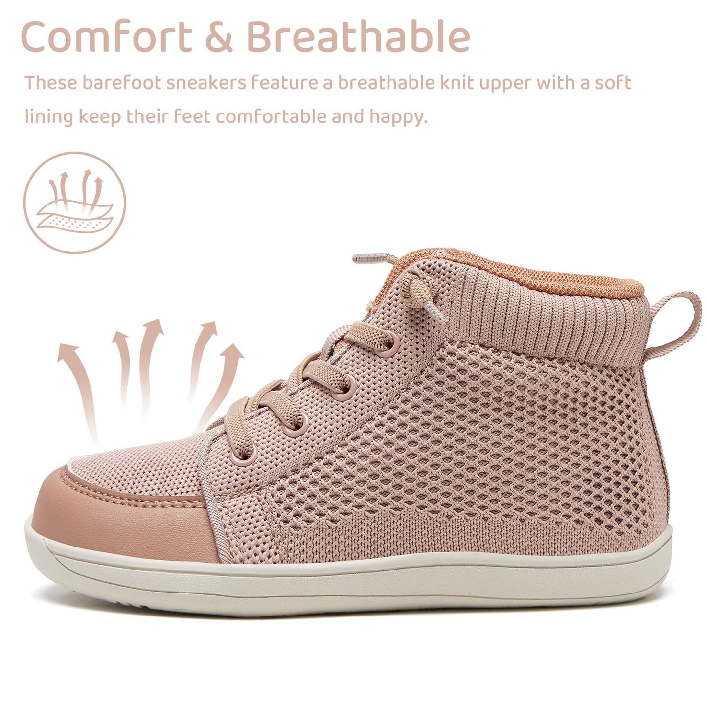Toddler Little Kids Wide Barefoot Shoes Girls Boys Lightweight Boots