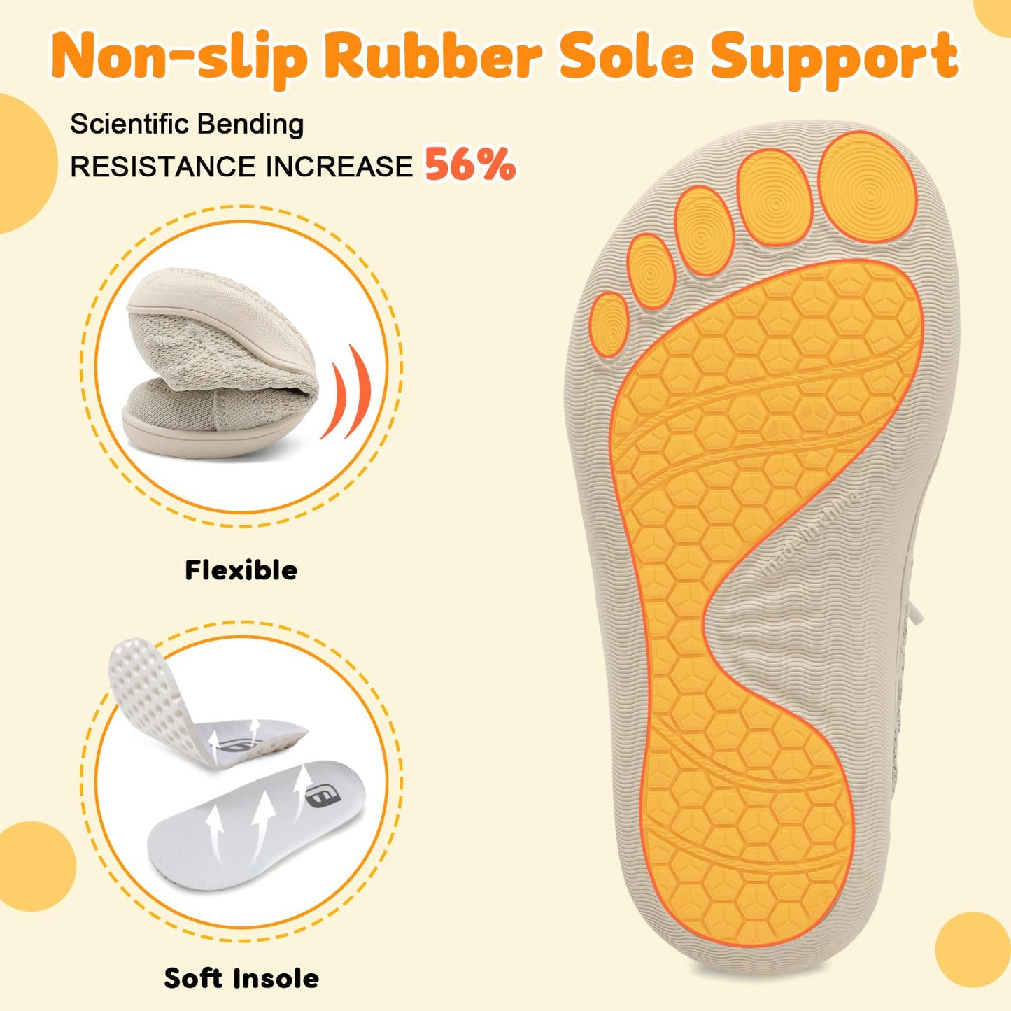 Toddler Shoes Girls Boys Wide Barefoot Shoes
