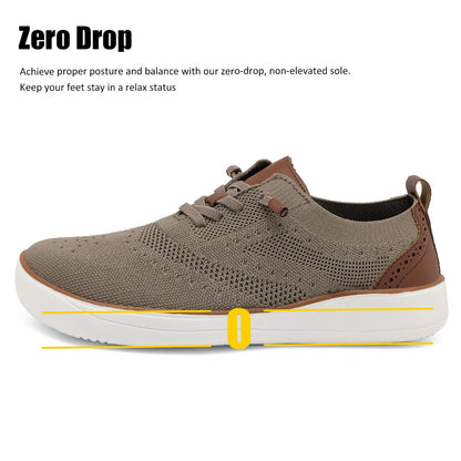 Mens Barefoot Dress Shoes Wide Toe Box Zero Drop Oxfords Shoes