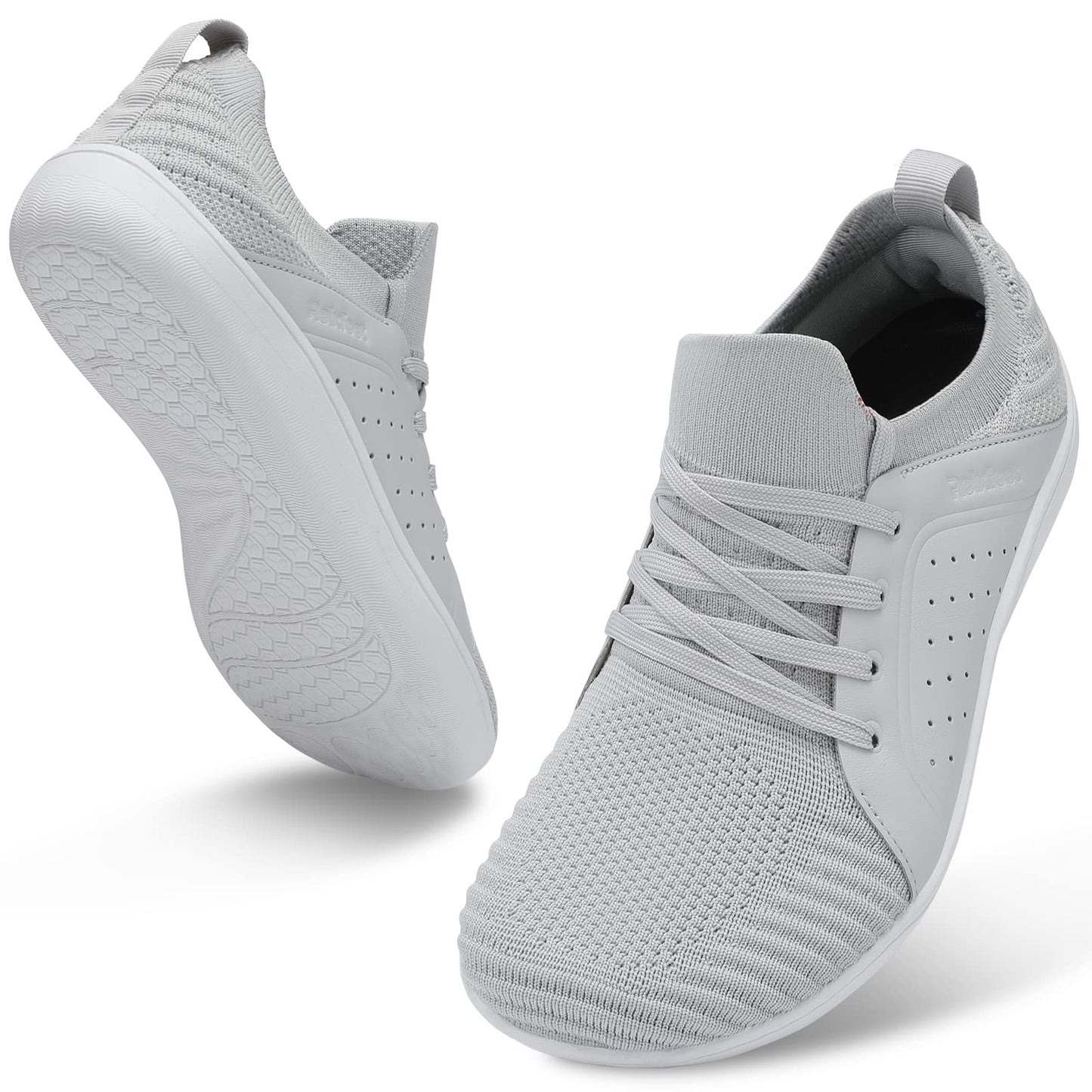 relxfeet Men's Barefoot Shoes Minimalist Cross-Trainer Shoes Wide Toe Walking Shoes