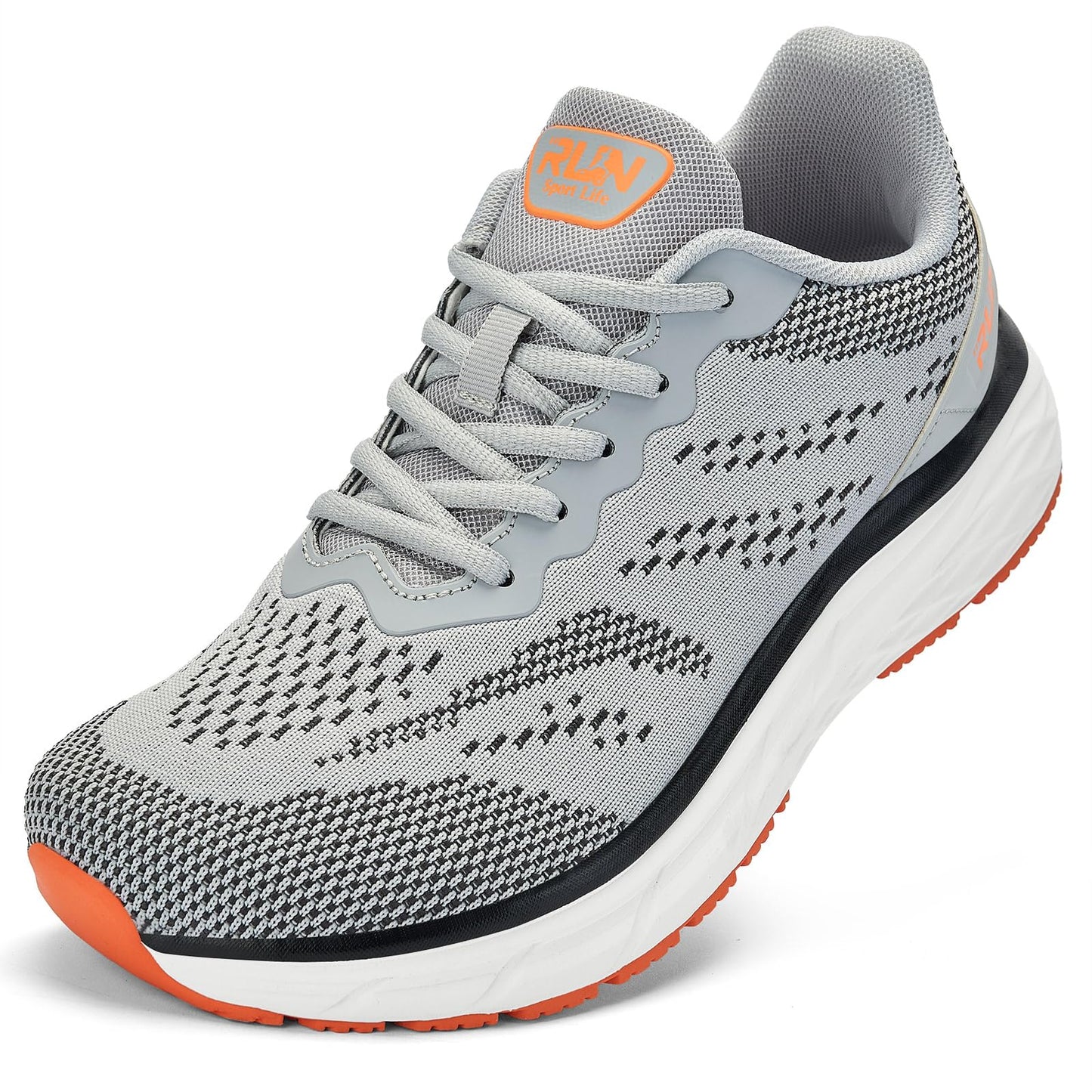 Wide Toe Box Shoes for Men Cushioned Road Running Shoe Non Slip Mens