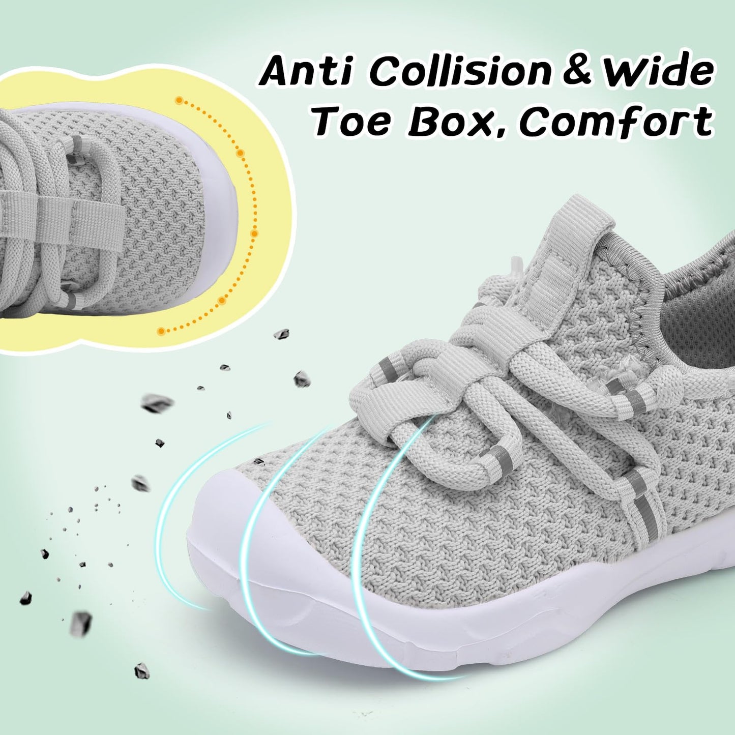 Toddler Shoes Boys Girls Barefoot Shoes Kids Breathable Walking Running Shoe