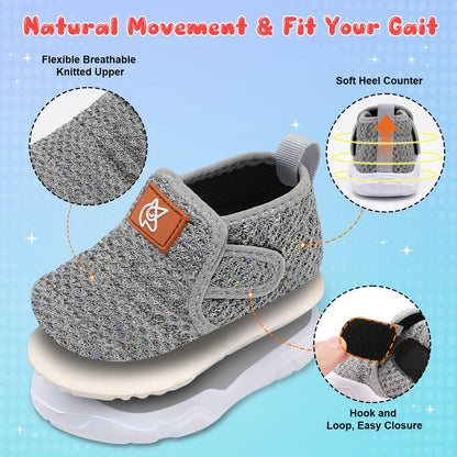 Toddler Shoes Boys Girls Sneakers Comfy Barefoot Shoes