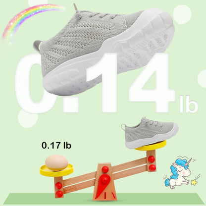 Toddler Shoes for Boys Girls Slip on Sneakers Wide Toe Walking Shoes