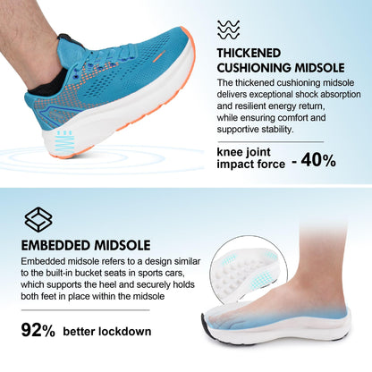 Wide Toe Box Shoes for Men Arch Support Shoes