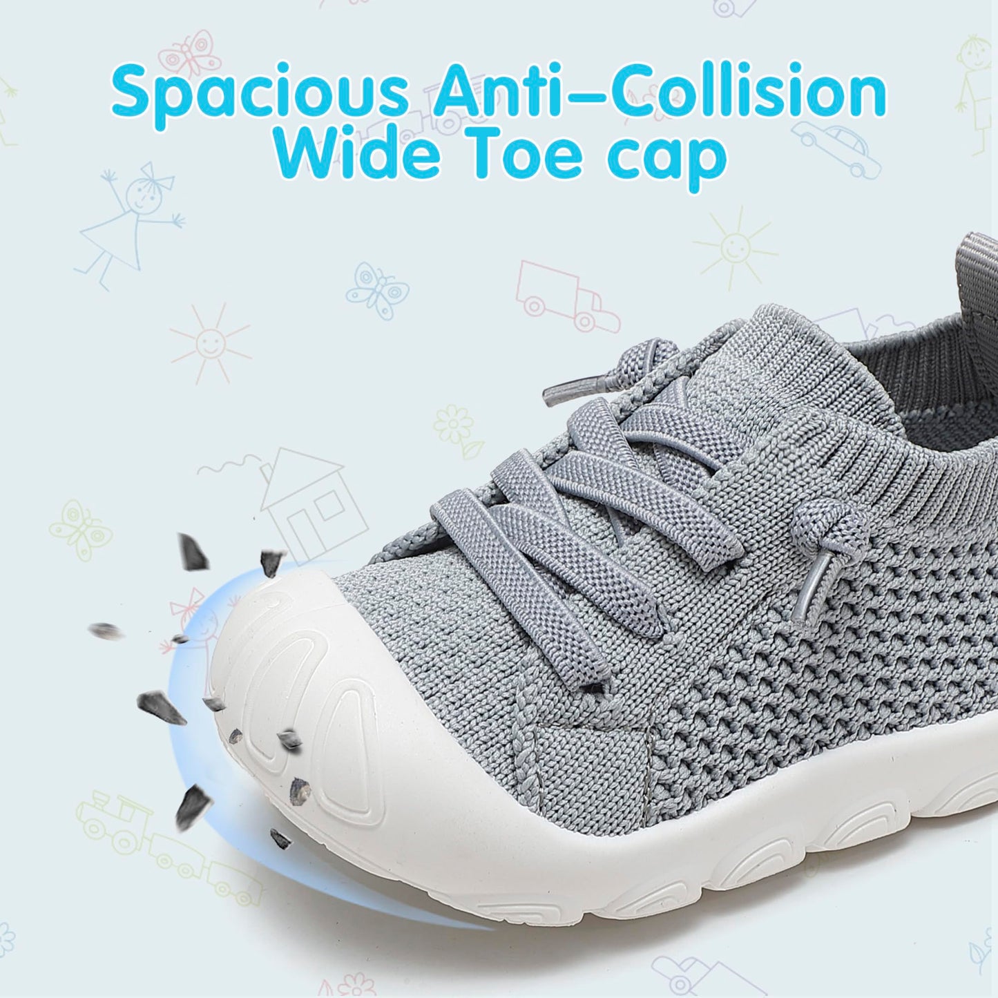 Baby Girls Boys Shoes Toddler Walking Sneakers