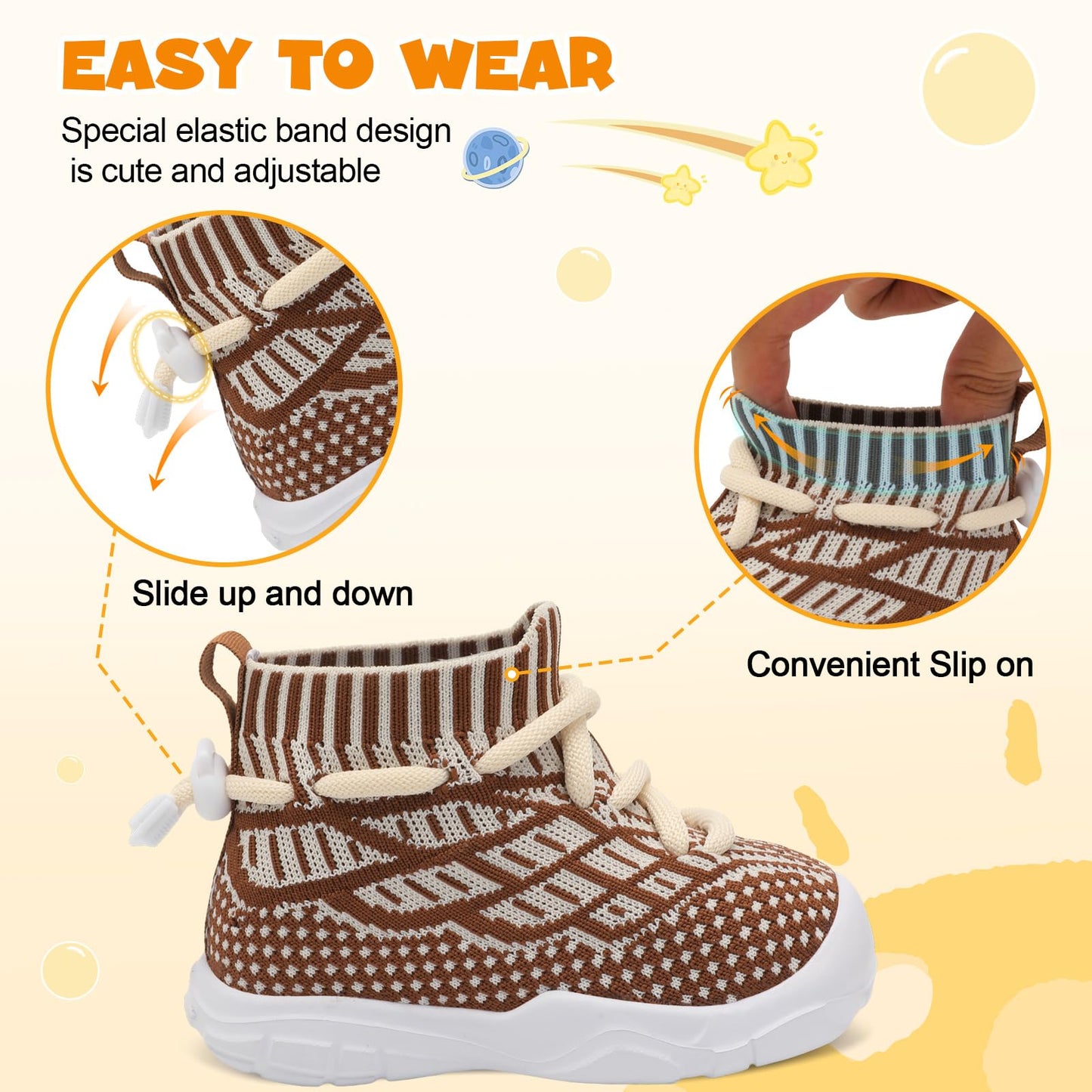 Toddler Shoes High Top Sneakers for Boys Girls Barefoot Wide Walking Tennis Shoes