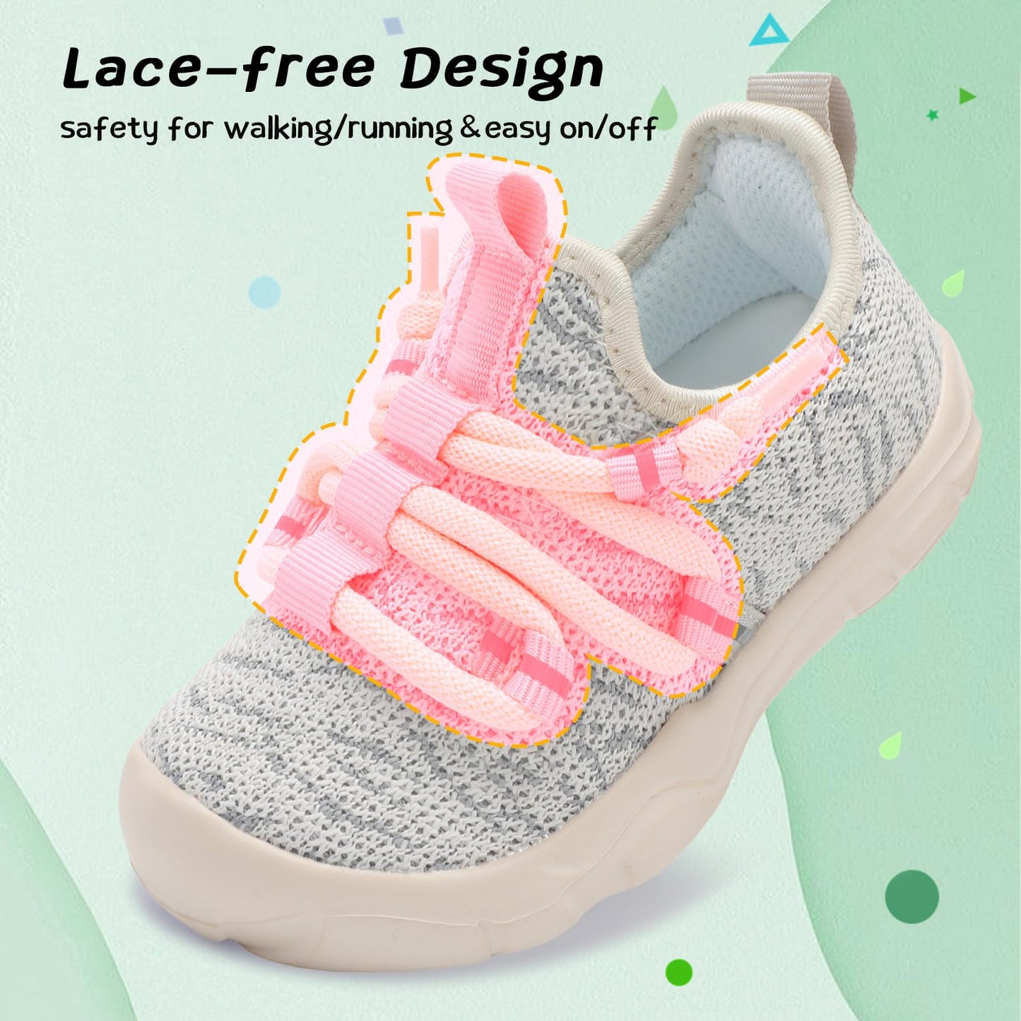 Toddler Shoes Boys Girls Barefoot Shoes Kids Breathable Walking Running Shoe