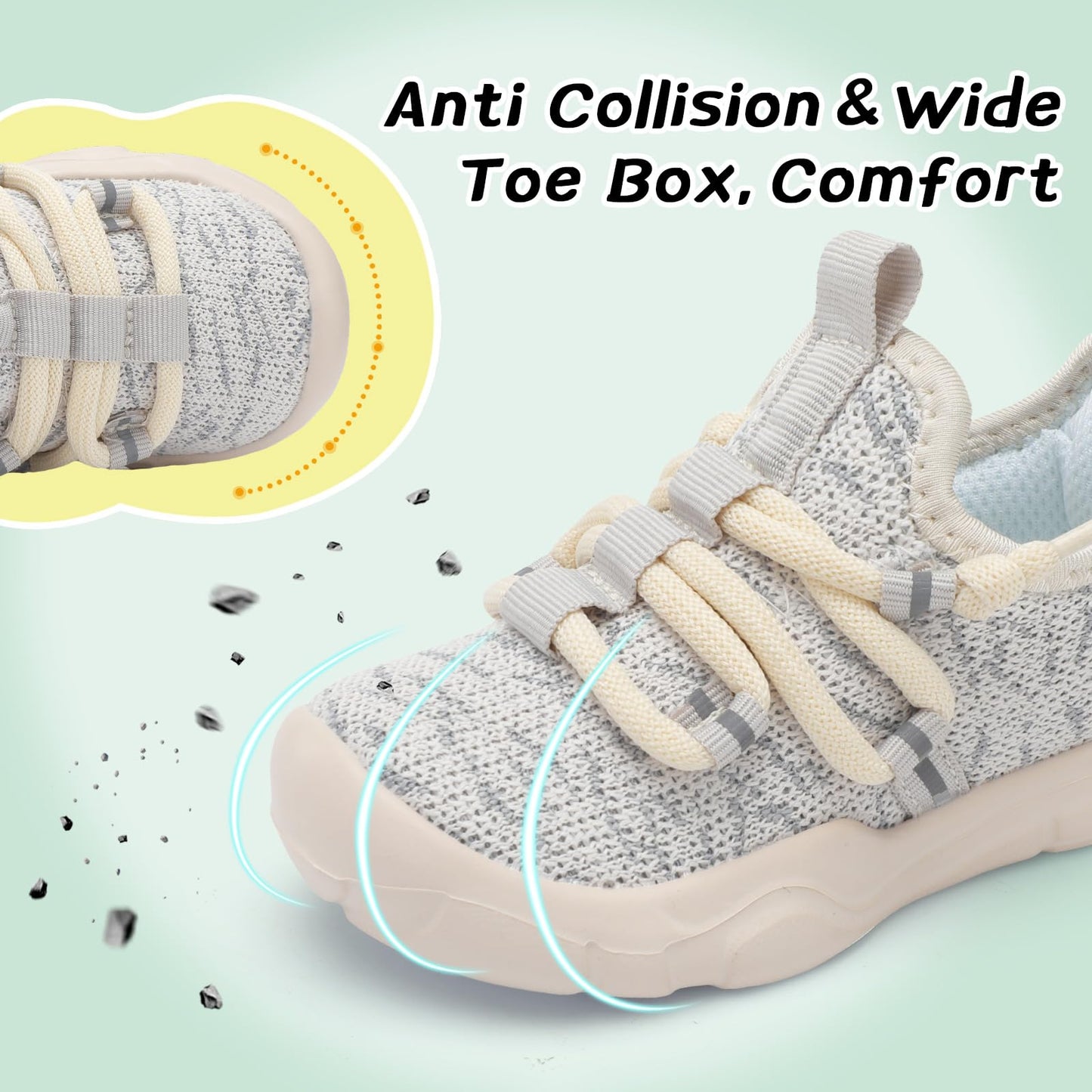 Toddler Shoes Boys Girls Barefoot Shoes Kids Breathable Walking Running Shoe
