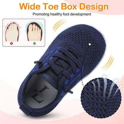 Toddler Barefoot Boys Girls Tennis Shoes