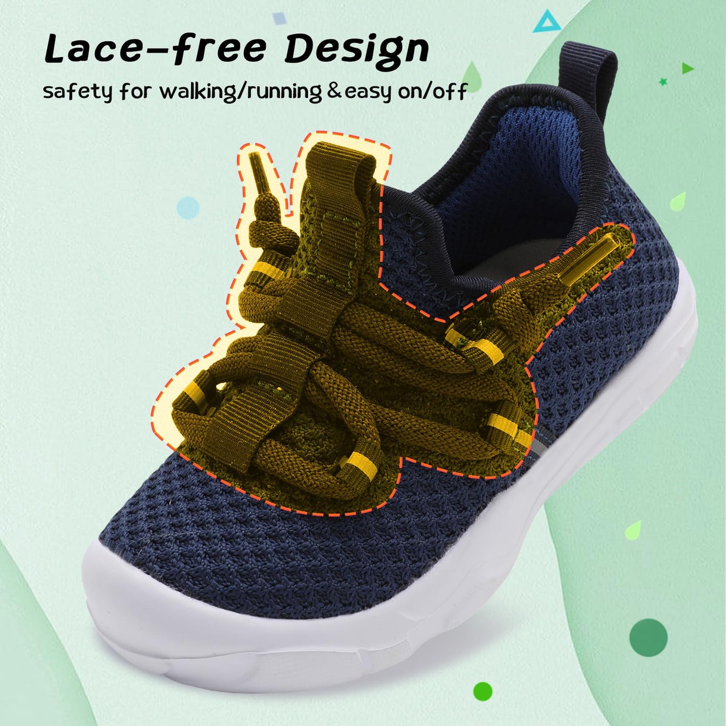 Toddler Shoes Boys Girls Barefoot Shoes Kids Breathable Walking Running Shoe