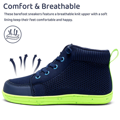 Toddler Little Kids Wide Barefoot Shoes Girls Boys Lightweight Boots