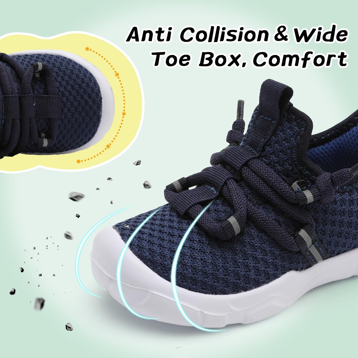 Toddler Shoes Boys Girls Barefoot Shoes Kids Breathable Walking Running Shoe