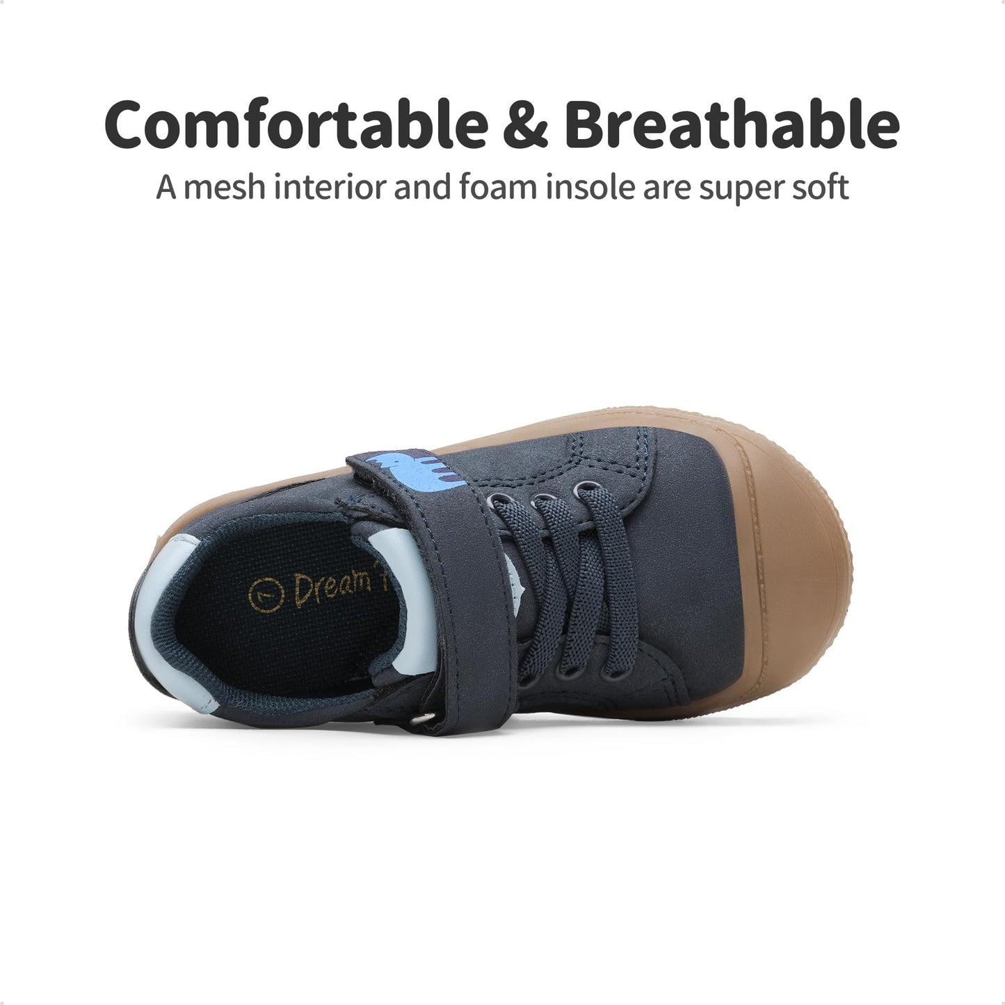 Toddler Boys Girls Sneakers Casual Lightweight Kids Storybook Walking Skate Shoes