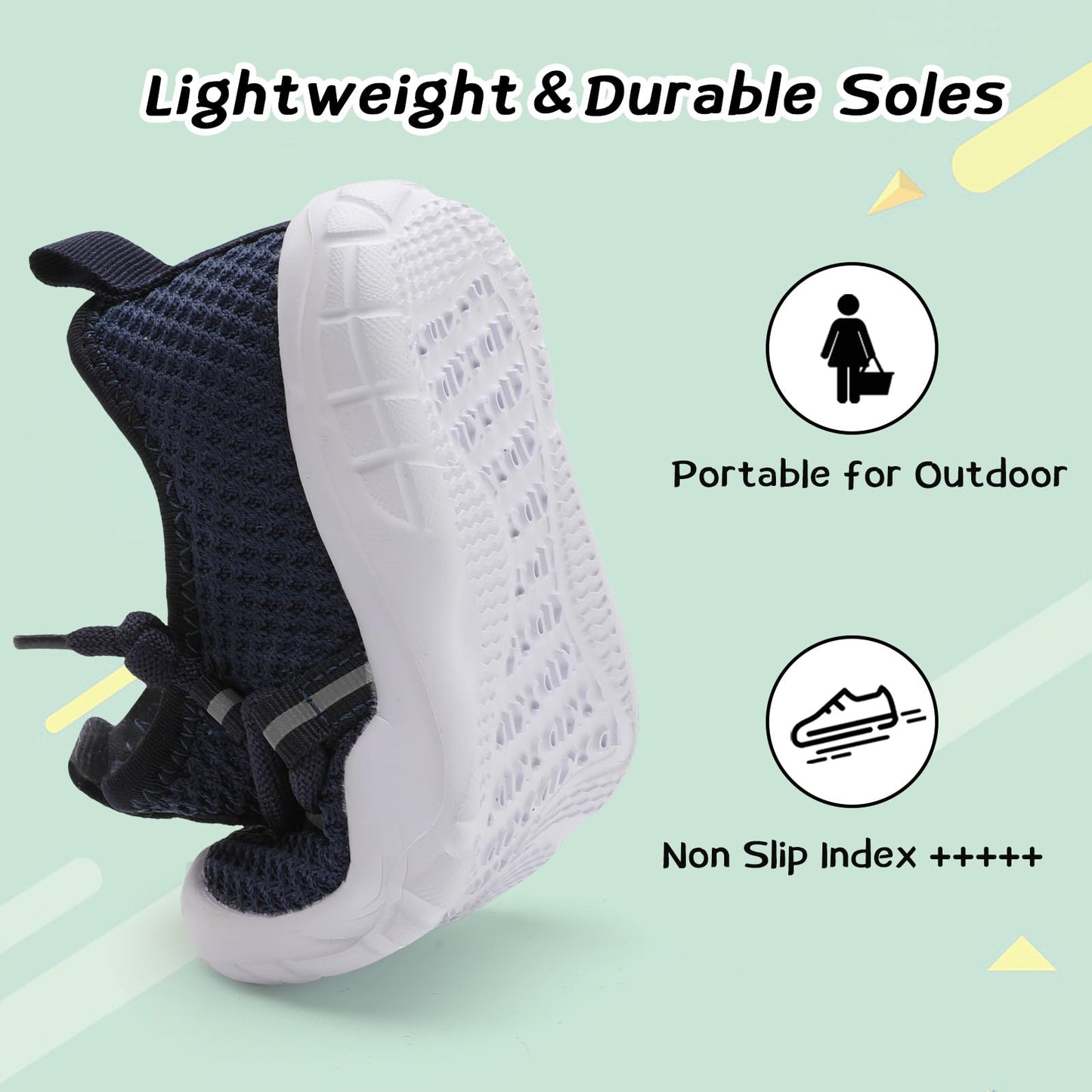 Toddler Shoes Boys Girls Barefoot Shoes Kids Breathable Walking Running Shoe