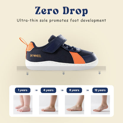 Toddler Wide Toe Box Barefoot Shoes Boys Sneakers