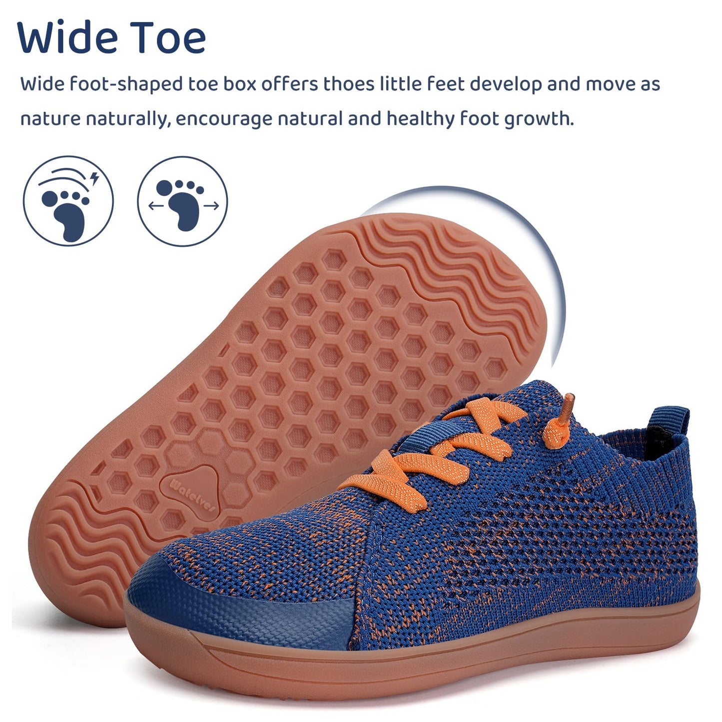 Toddler Little Kids Wide Barefoot Shoes Boys Girls Minimalist Sneakers