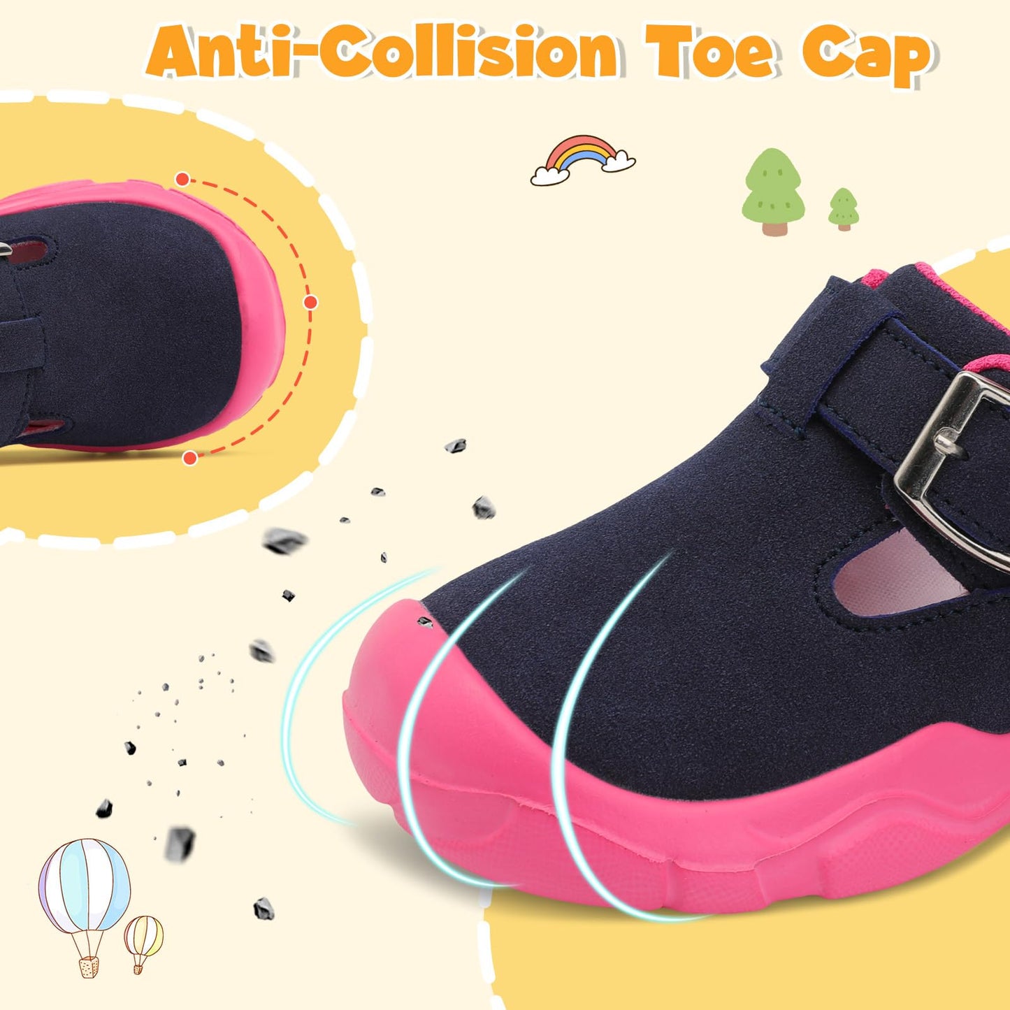 Toddler Shoes Girls Boys Wide Barefoot Shoes