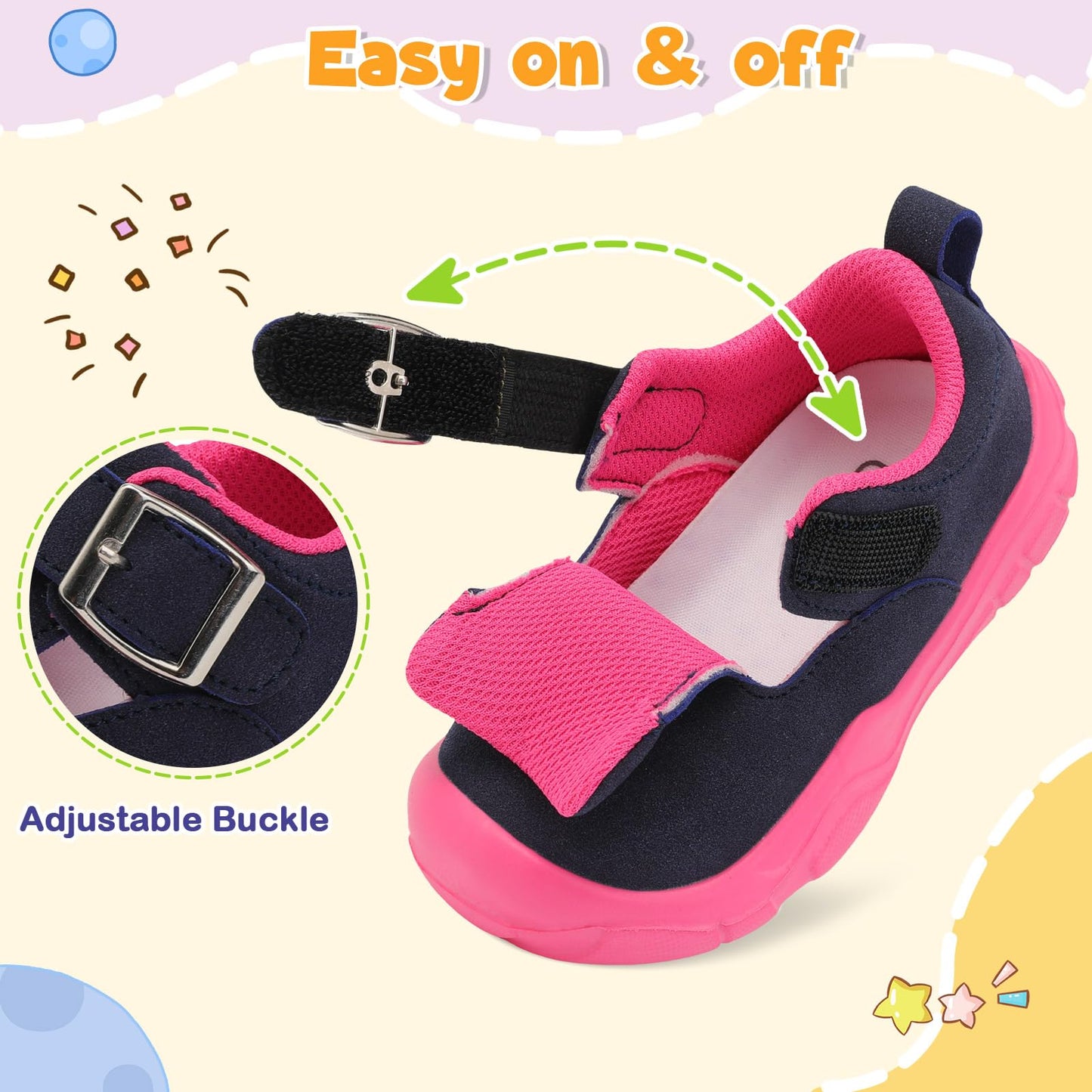 Toddler Shoes Girls Boys Wide Barefoot Shoes