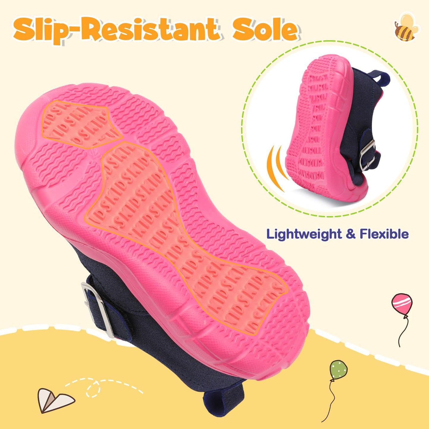 Toddler Shoes Girls Boys Wide Barefoot Shoes