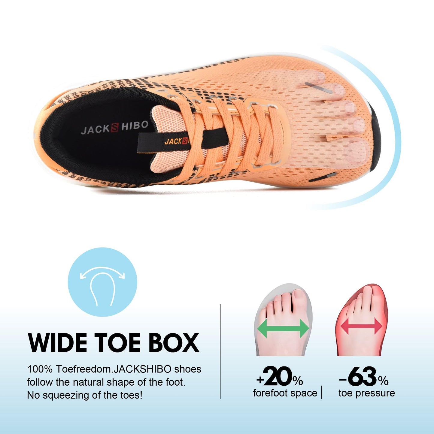 Wide Toe Box Shoes for Men Arch Support Shoes