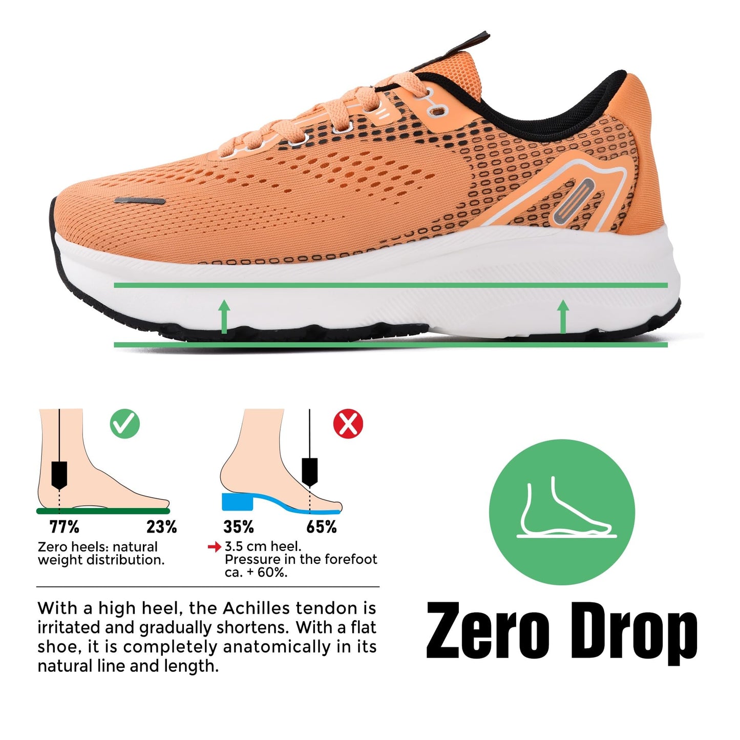 Wide Toe Box Shoes for Men Arch Support Shoes