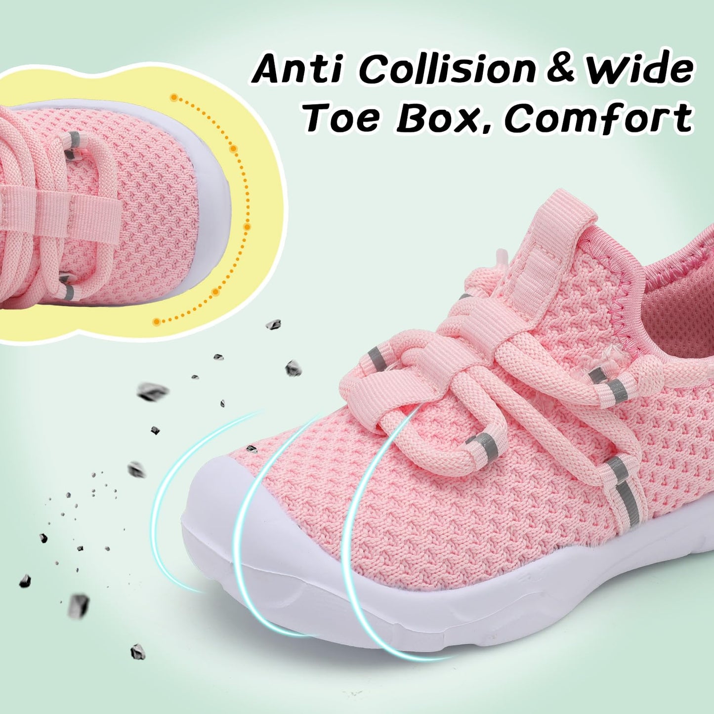 Toddler Shoes Boys Girls Barefoot Shoes Kids Breathable Walking Running Shoe