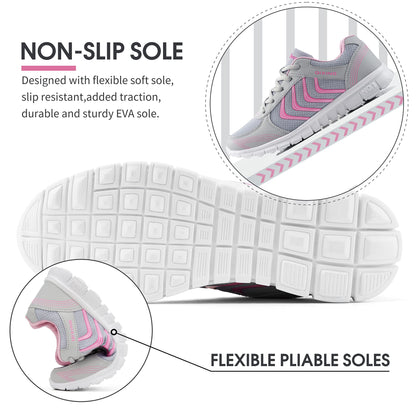 Womens Sneakers Fashion Walking Casual Lightweight Tennis Shoes