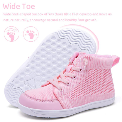 Toddler Little Kids Wide Barefoot Shoes Girls Boys Lightweight Boots